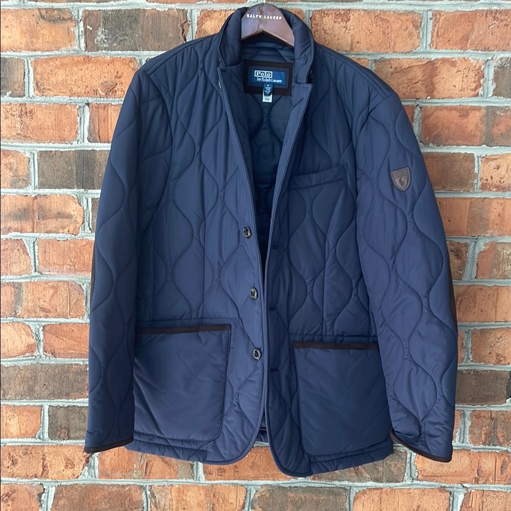 Ralph Lauren Blue Quilted Puffer Jacket